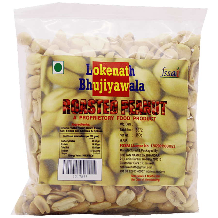 LOKENATH BHUJIYAWALA Roasted Peanuts - Protein Rich