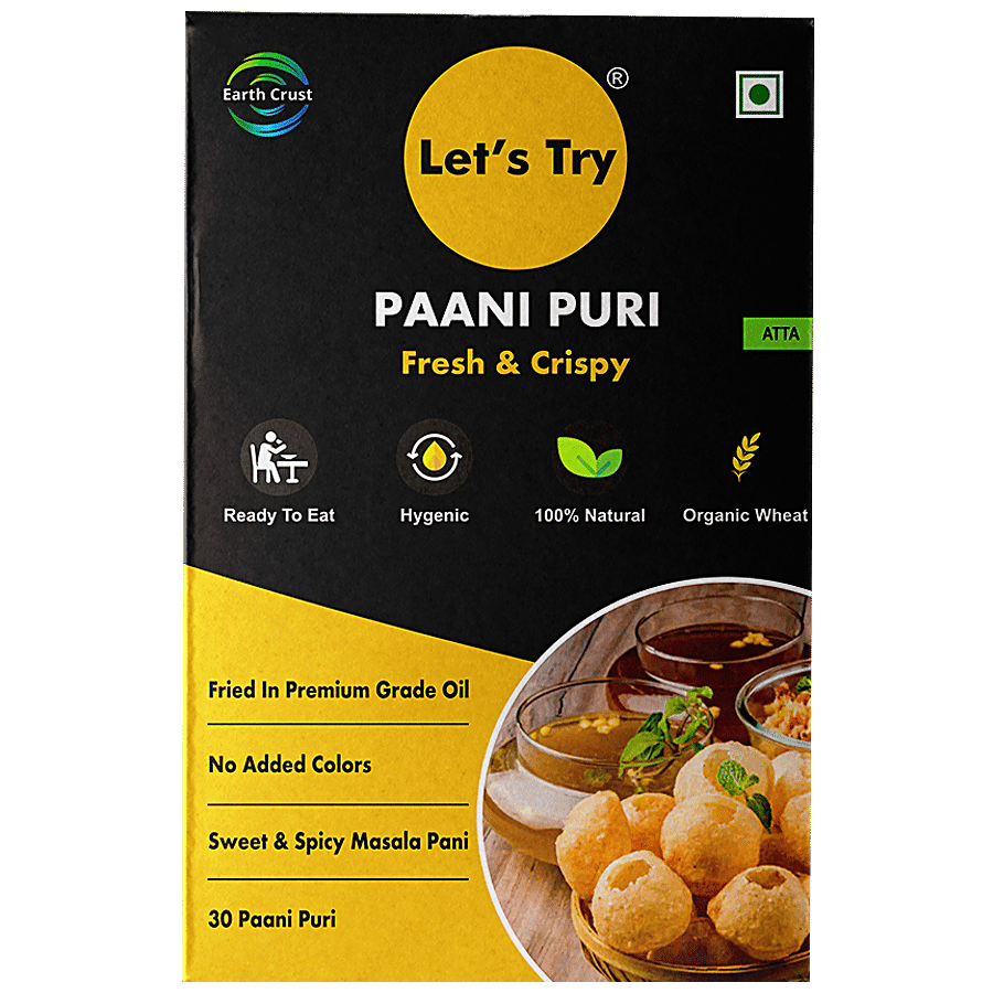 Let's Try Atta Paani Puri - Fresh & Crispy