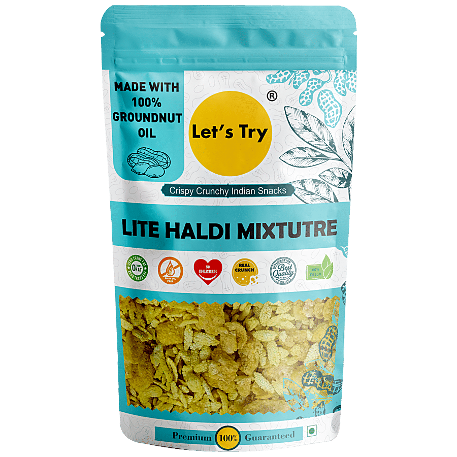 Let's Try Lite Haldi Mixture - Crispy