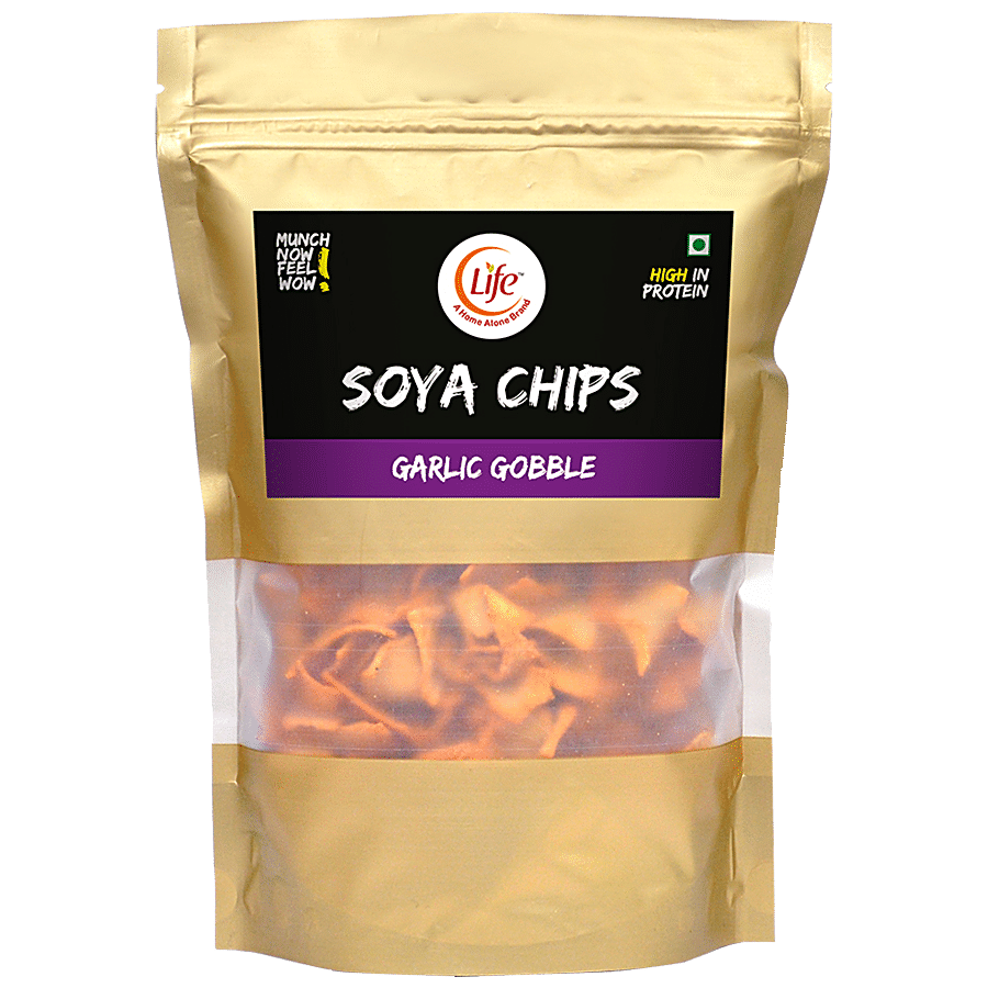 Life  Soya Chips - Garlic Gobble