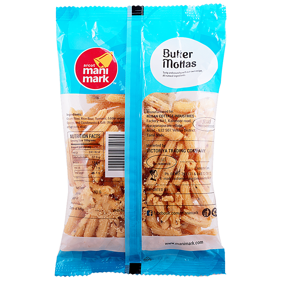 Manimark Butter Mottas - Crunchy Snack