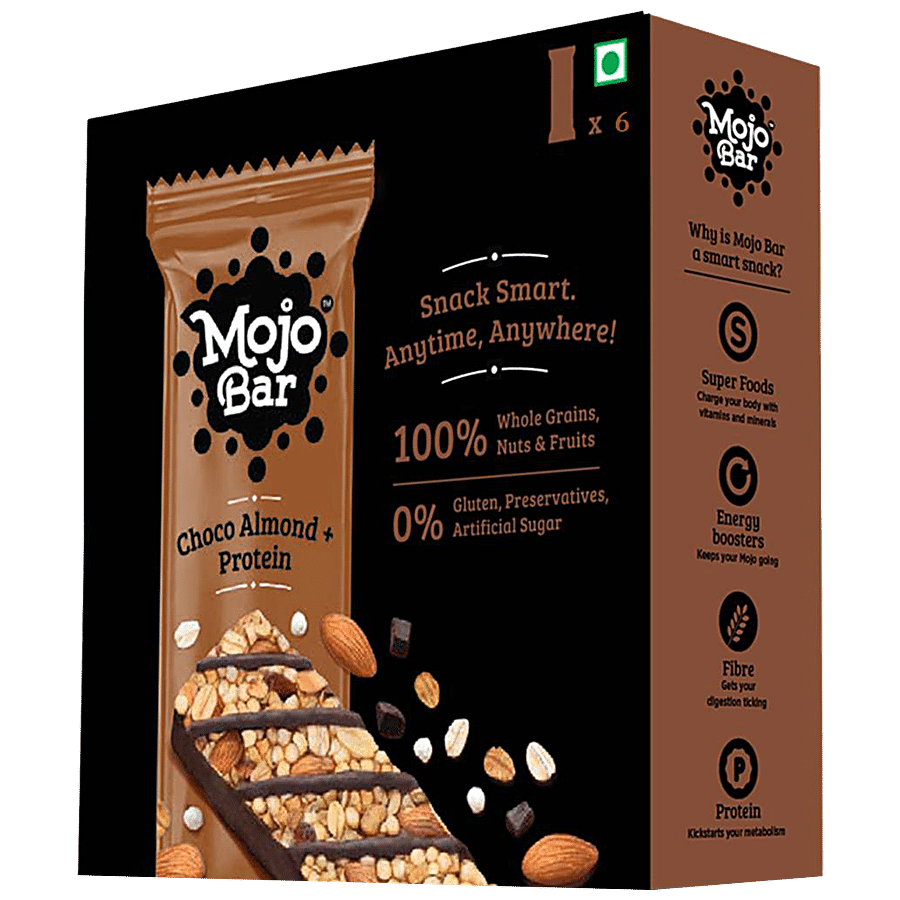 Mojo Bar Healthy Snack - Choco Almond + Protein