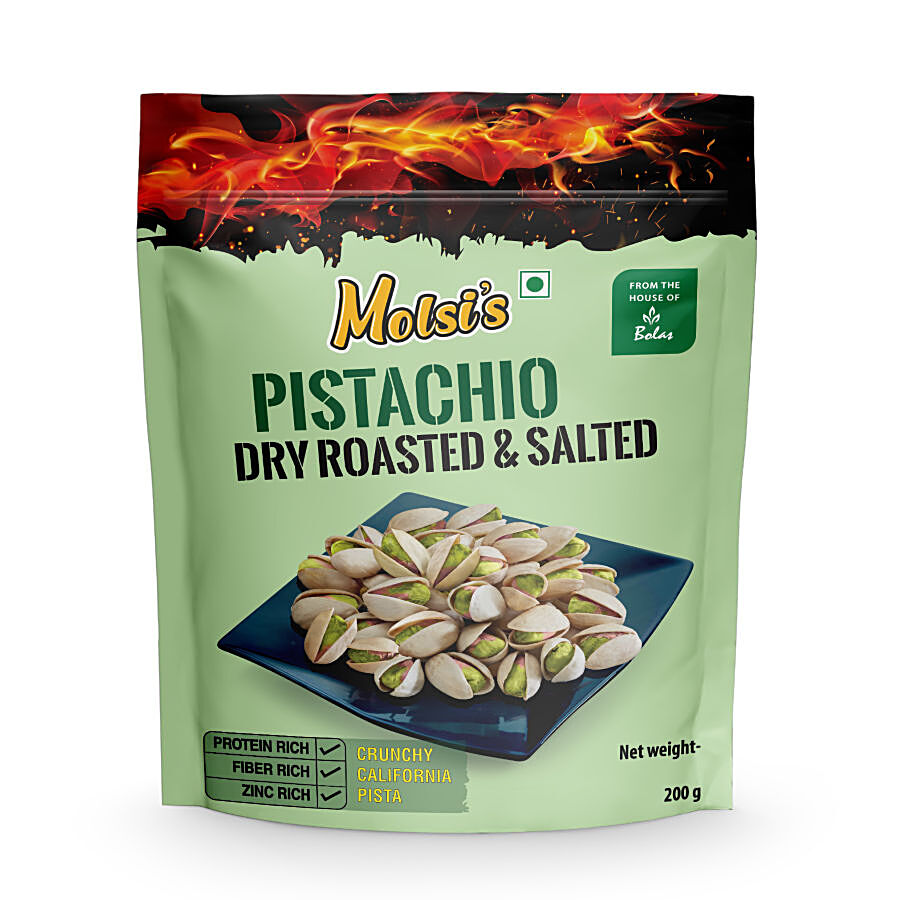 Molsi's Blissfully Salted Pistachios - Roasted Bounty