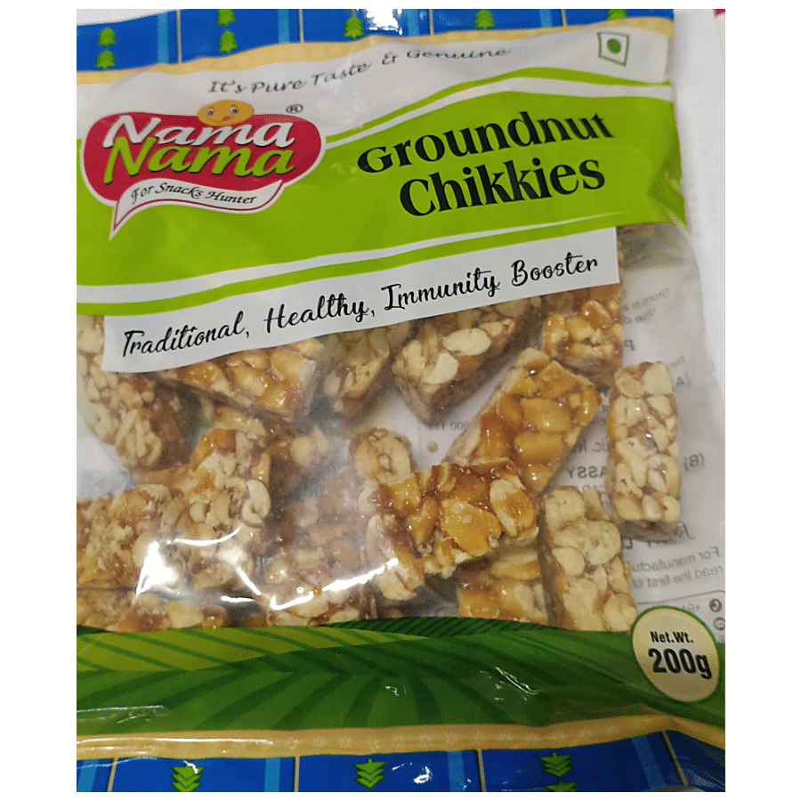 NAMA NAMA Peanut Chikkies - Nutritious & Rich In Protein