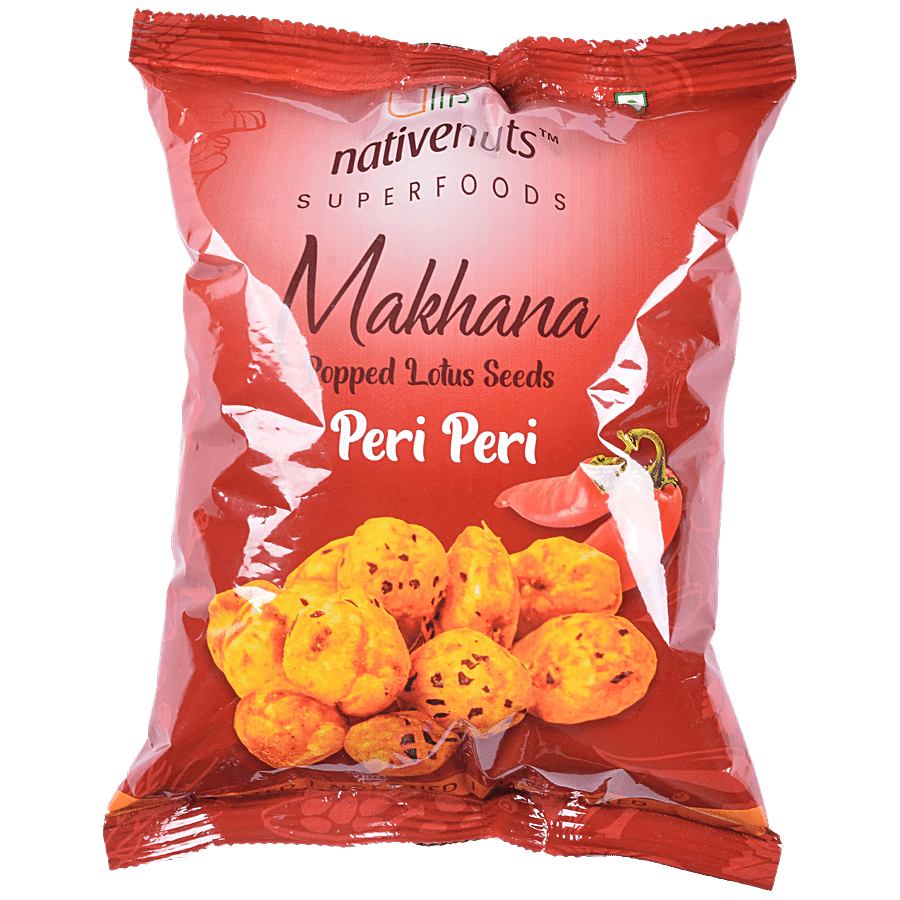 Nativenuts Superfoods Roasted Makhana - Peri Peri