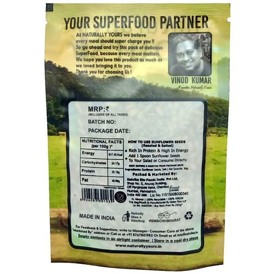 Naturally Yours Sunflower Seeds - Roasted & Salted