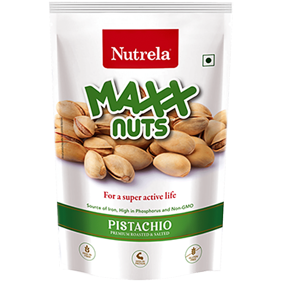 Nutrela Maxx Nuts Pistachio Premium - Roasted & Salted