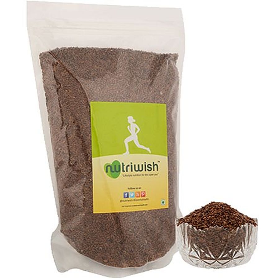 Nutriwish Flax Seeds - Premium Roasted & Salted