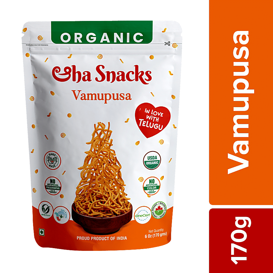 ORGANIC AAHA SNACKS Vamupusa - No Preservatives