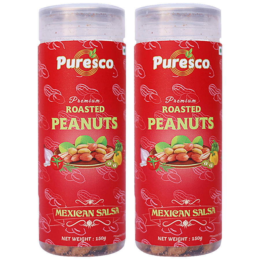 PURESCO Premium Roasted Peanuts - Healthy