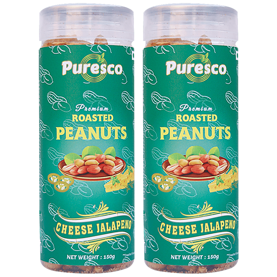 PURESCO Premium Roasted Peanuts - Healthy