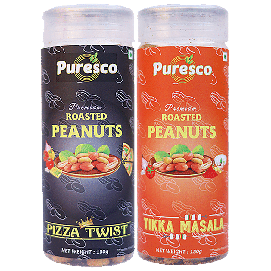 PURESCO Premium Roasted Peanuts - Healthy