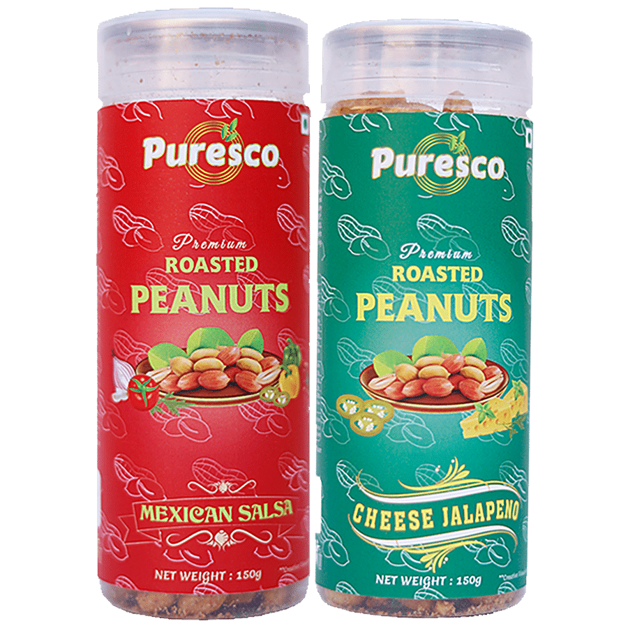 PURESCO Premium Roasted Peanuts - Healthy