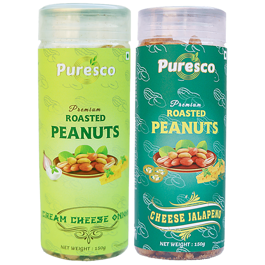 PURESCO Premium Roasted Peanuts - Healthy