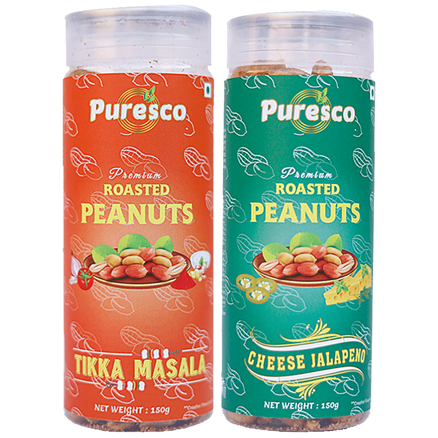 PURESCO Premium Roasted Peanuts - Healthy