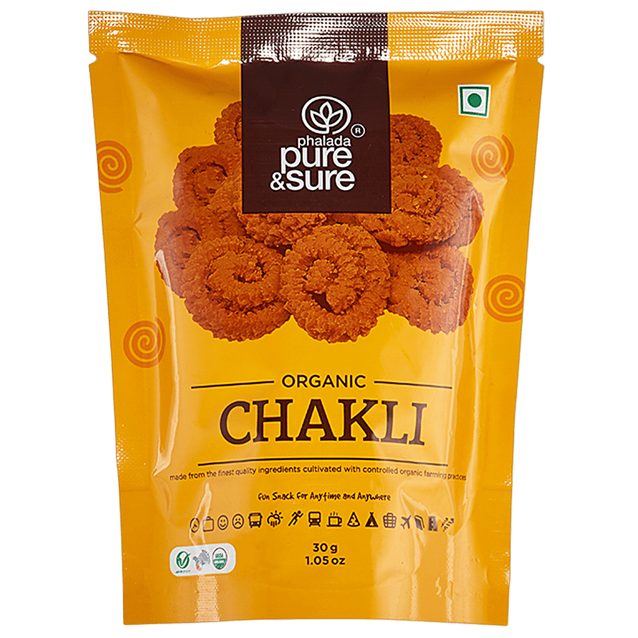 Phalada Pure & Sure Organic Mini Chakli - Cholesterol-Free