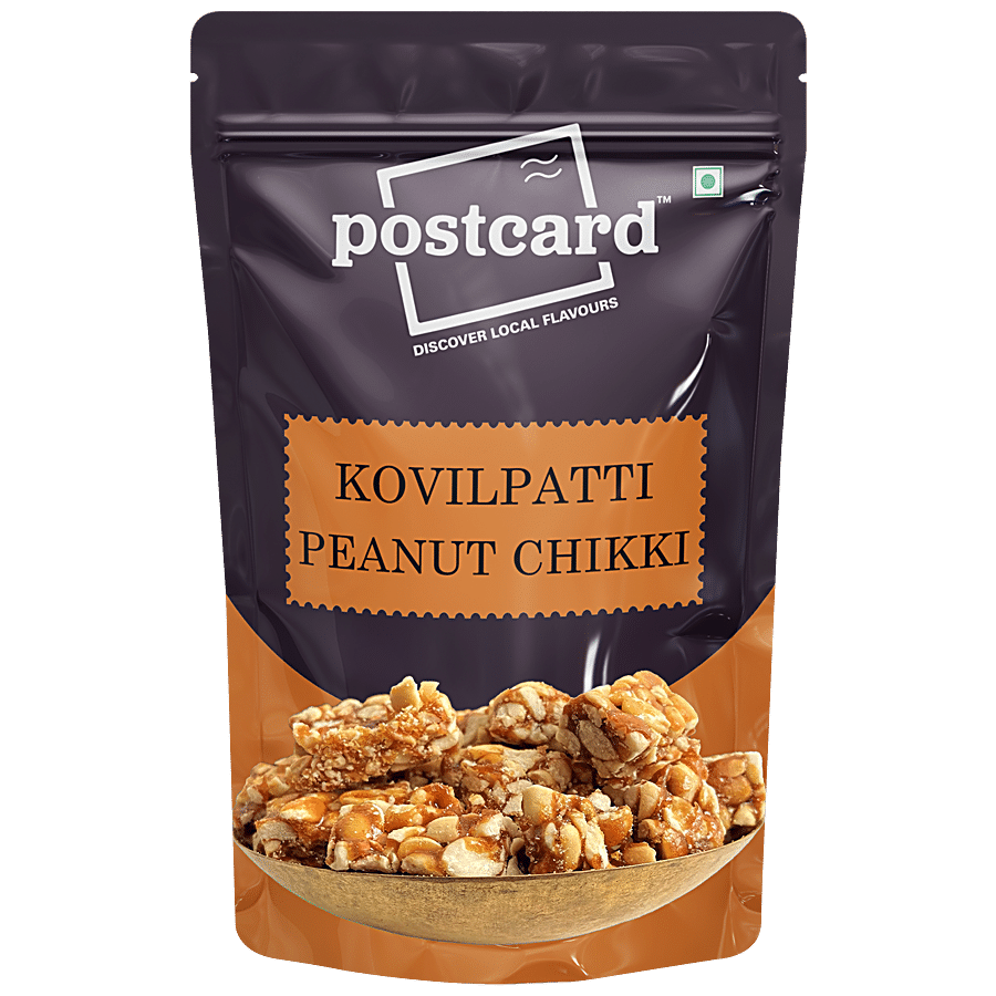 Postcard Kovilpatti Peanut Chikki - Source Of Protein