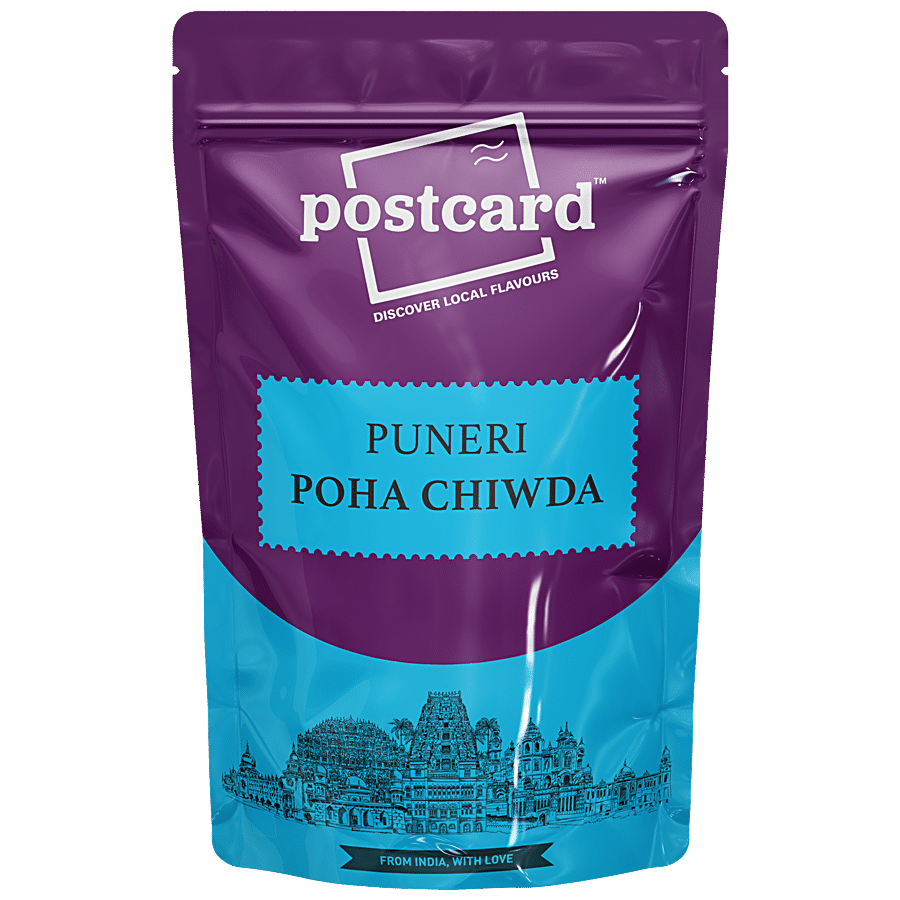 Postcard Puneri Poha Chiwda - Crunchy & Delicious Teatime Snack