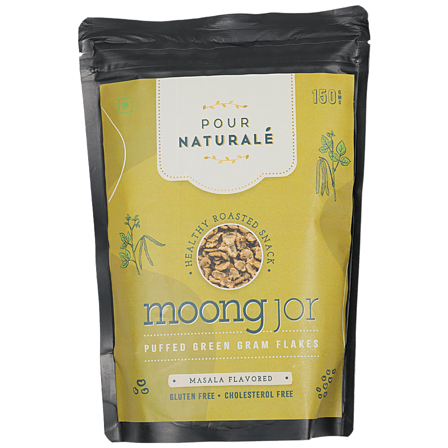 Pour Naturale Moong Jor Healthy Roasted Snack - Masala Flavour