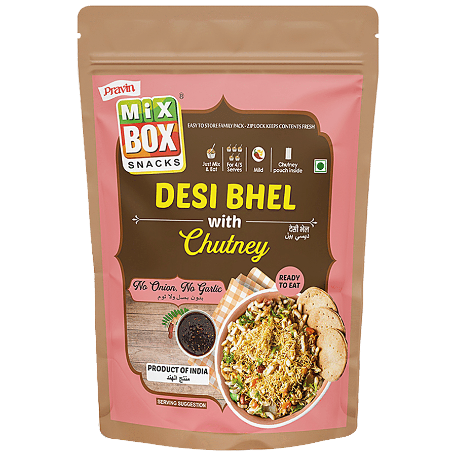 Pravin Mixbox  Desi Bhel - With Chutney