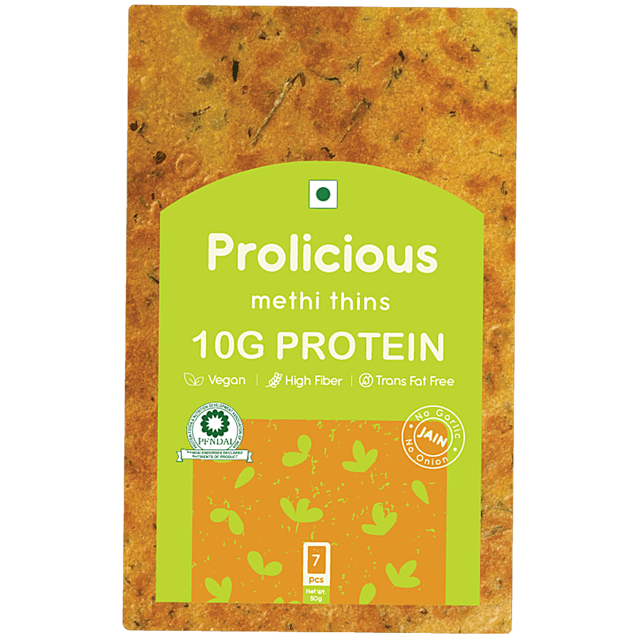 Prolicious Methi Thins - 10G Protein