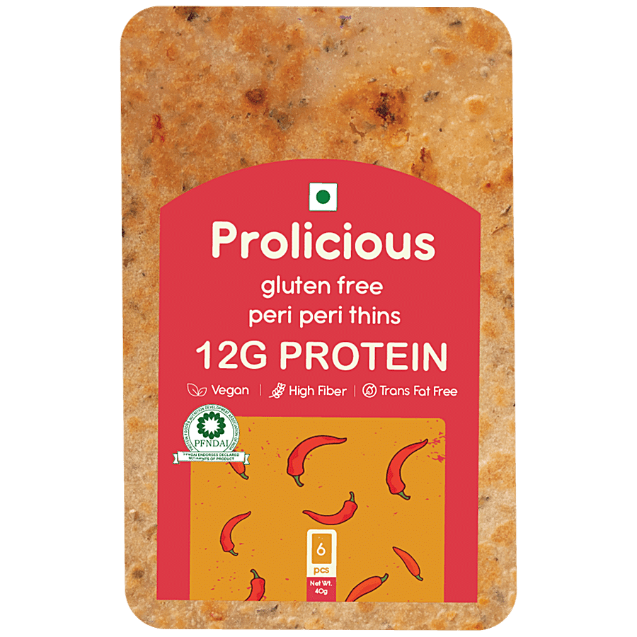 Prolicious Peri Peri Thins - Gluten Free