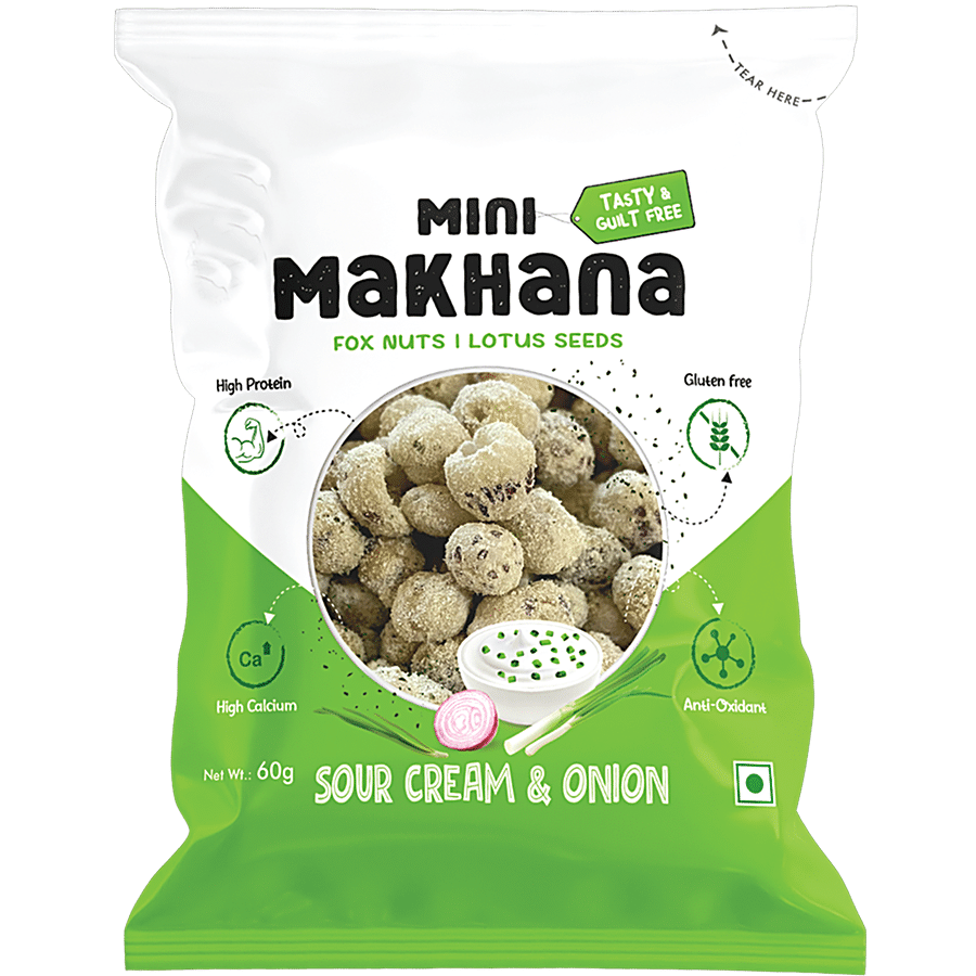 Protyze Mini Makhana - Sour Cream & Onion