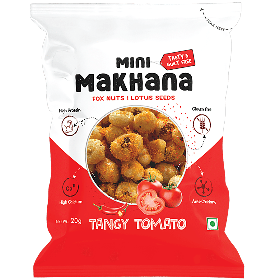 Protyze Mini Makhana/Fox Nuts - Tangy Tomato