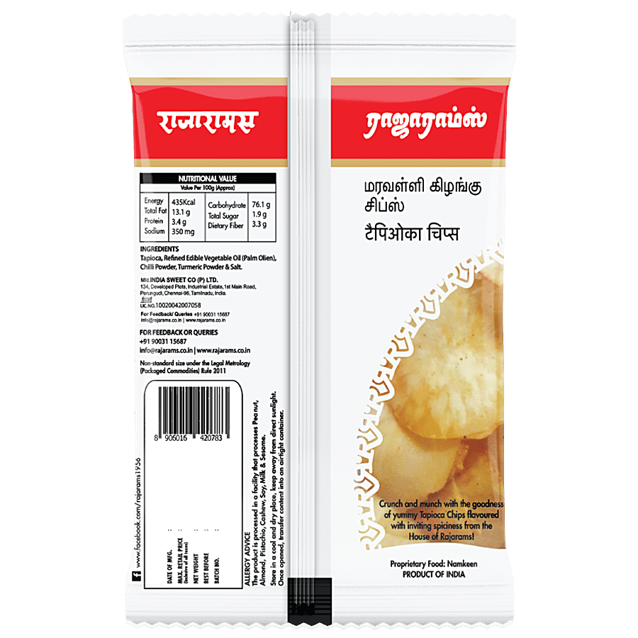 Rajaram's Spicy Tapioca Chips - Light & Delightful