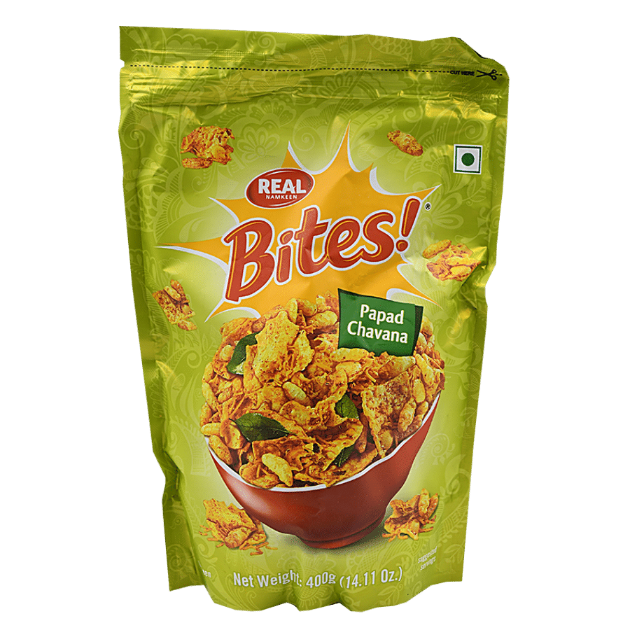 Real Namkeen Bites - Papad Chawana