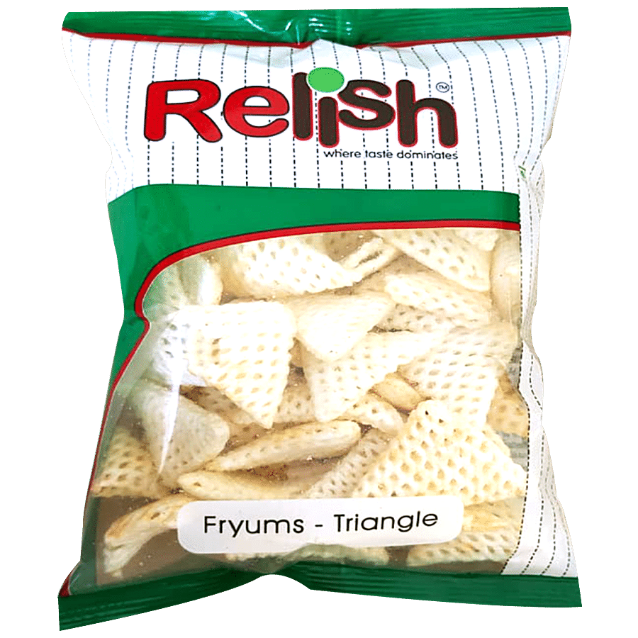 Relish Triangle Fryums - Crispy Snack