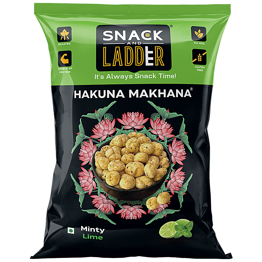 SNACK AND LADDER Hakuna Makhana - Minty Lime