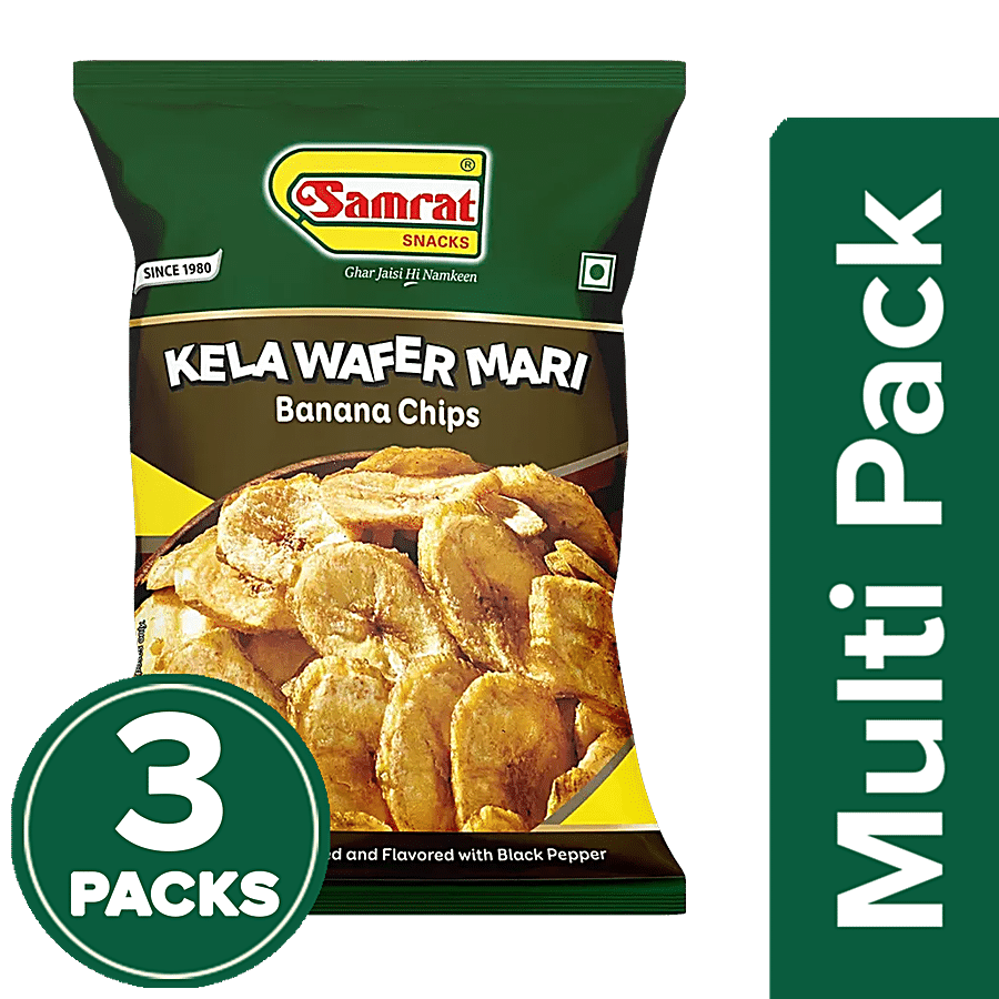 Samrat  Namkeen - Kela Wafer Mari