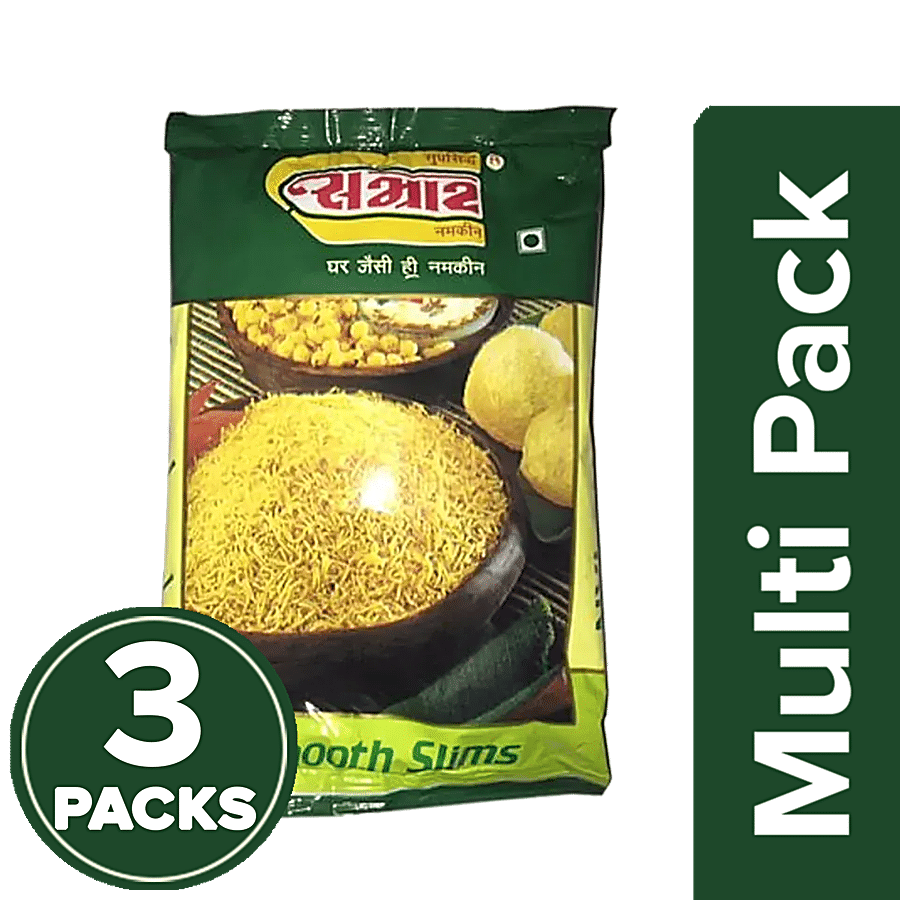 Samrat  Nylon Sev Namkeen - Smooth Slims