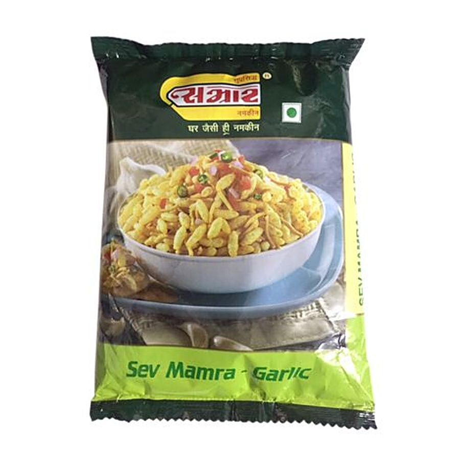 Samrat  Sev Mamra Namkeen - Garlic