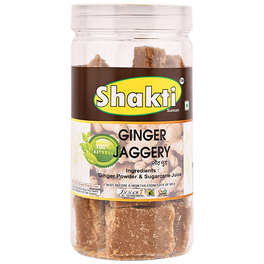 Shakti Ginger Jaggery - 100% Natural & Pure