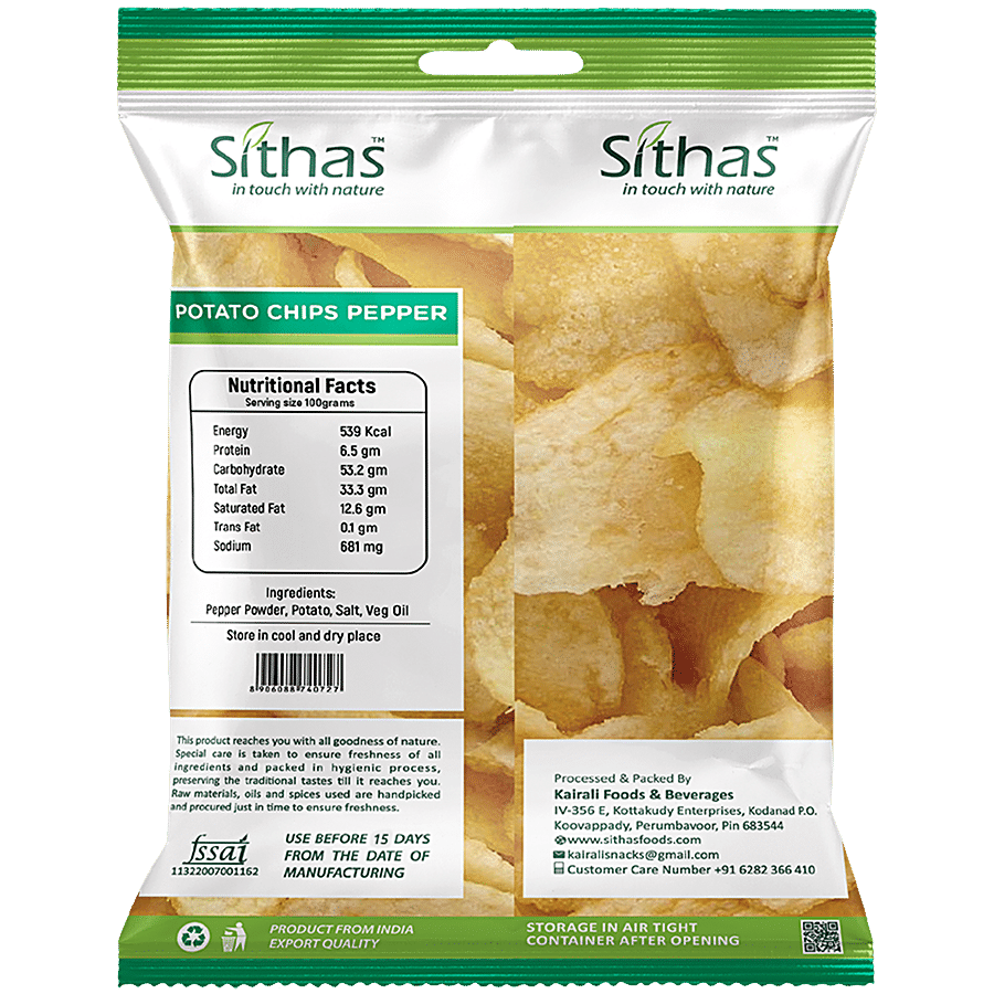 Sithas Potato Chips Pepper