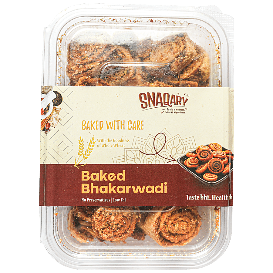 Snaqary Baked Bhkarwadi - Goodness Of Whole Wheat