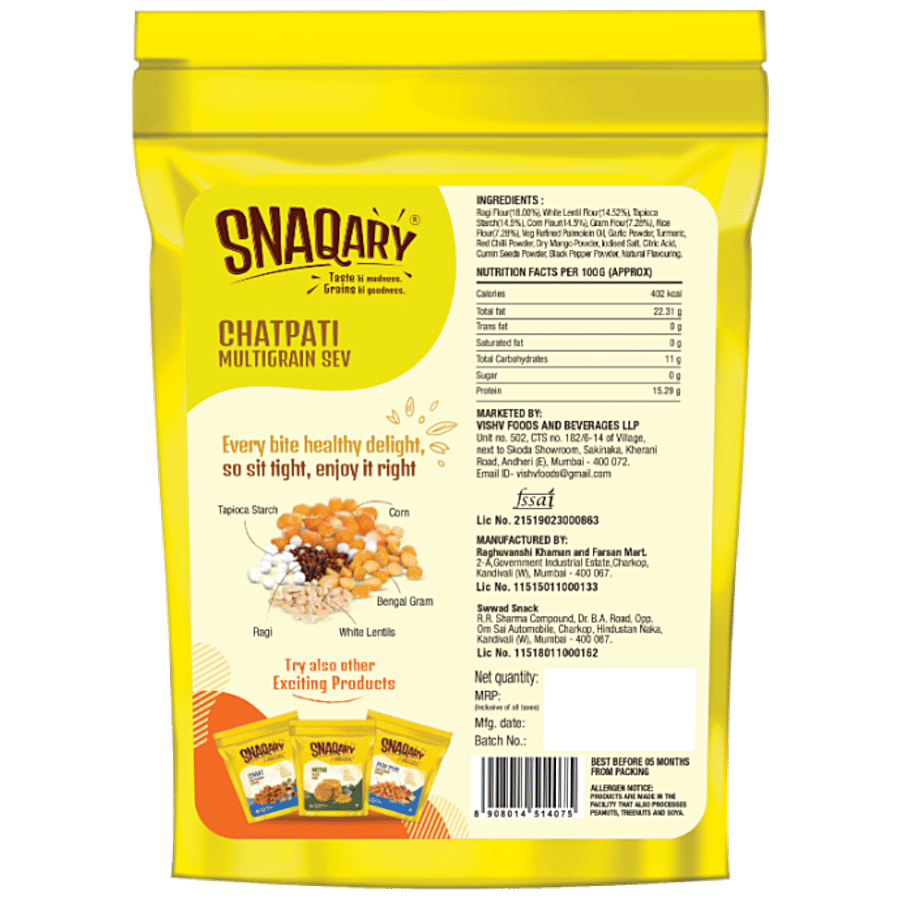 Snaqary Chatpati Multigrain Sev