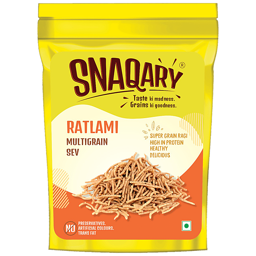 Snaqary Ratlami Multigrain Sev - Super Grain Ragi