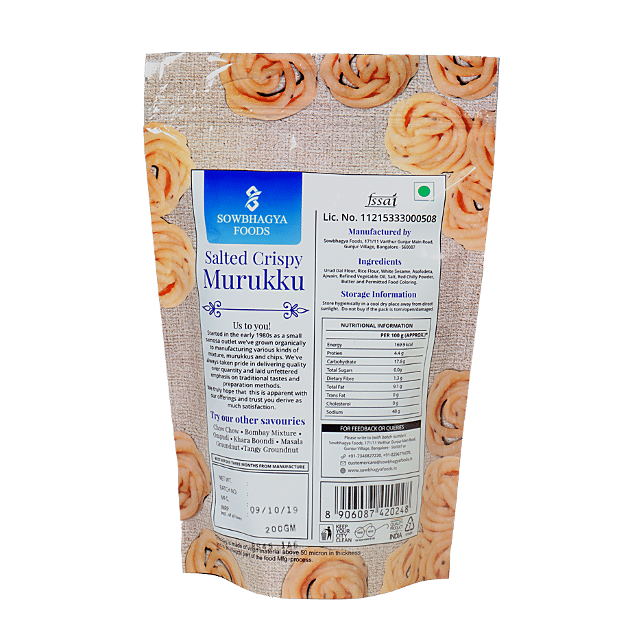 Sowbhagya Foods Salted Crispy Murukku