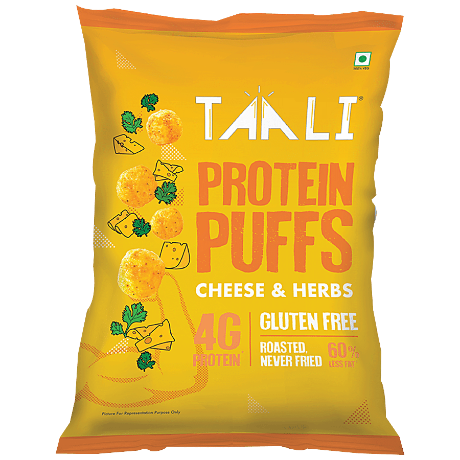 TAALI Protein Puffs - Cheese & Herbs