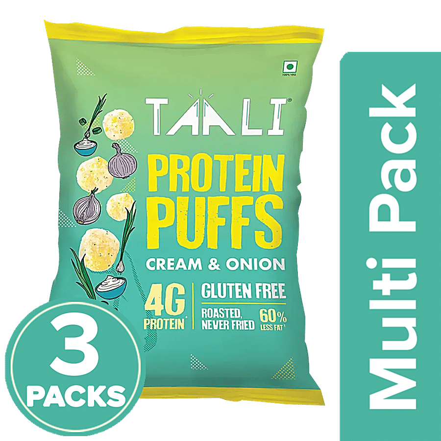 TAALI Protein Puffs - Cream Onion