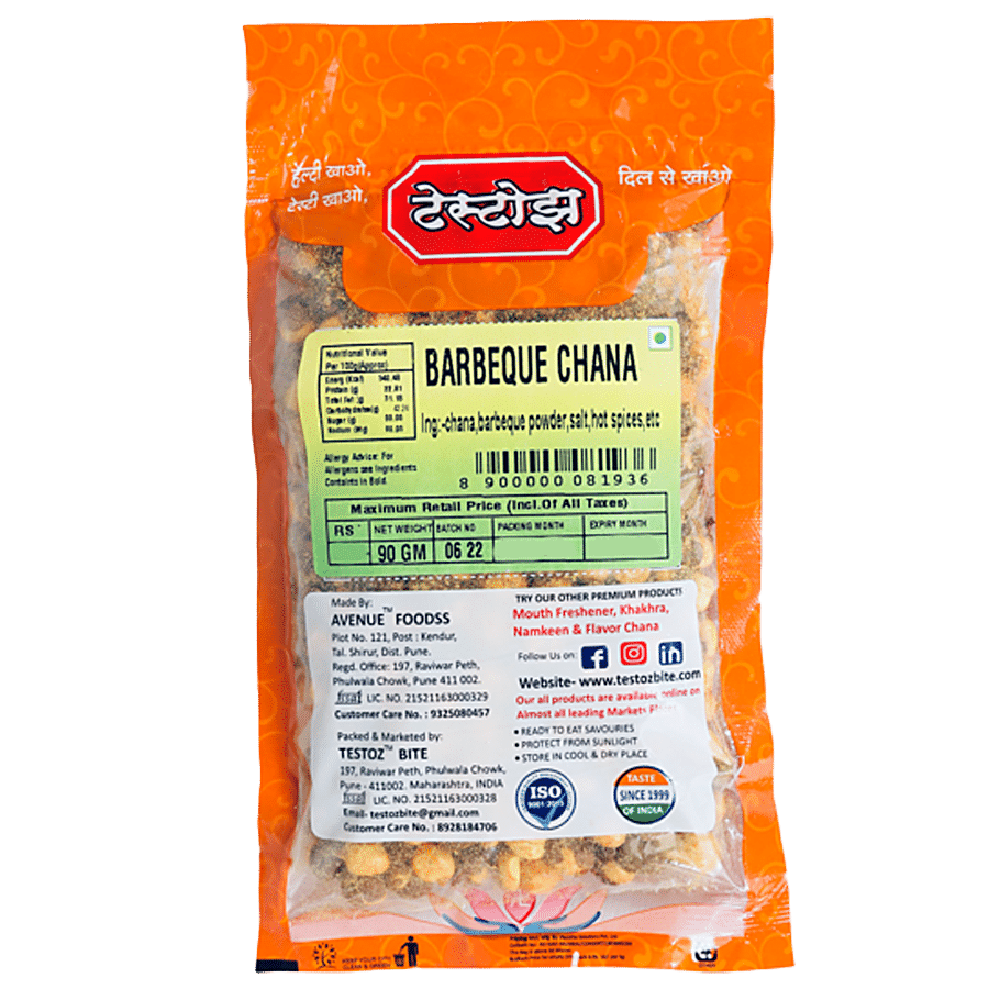 TESTOZ Barbeque Chana - Ready To Eat Savoury