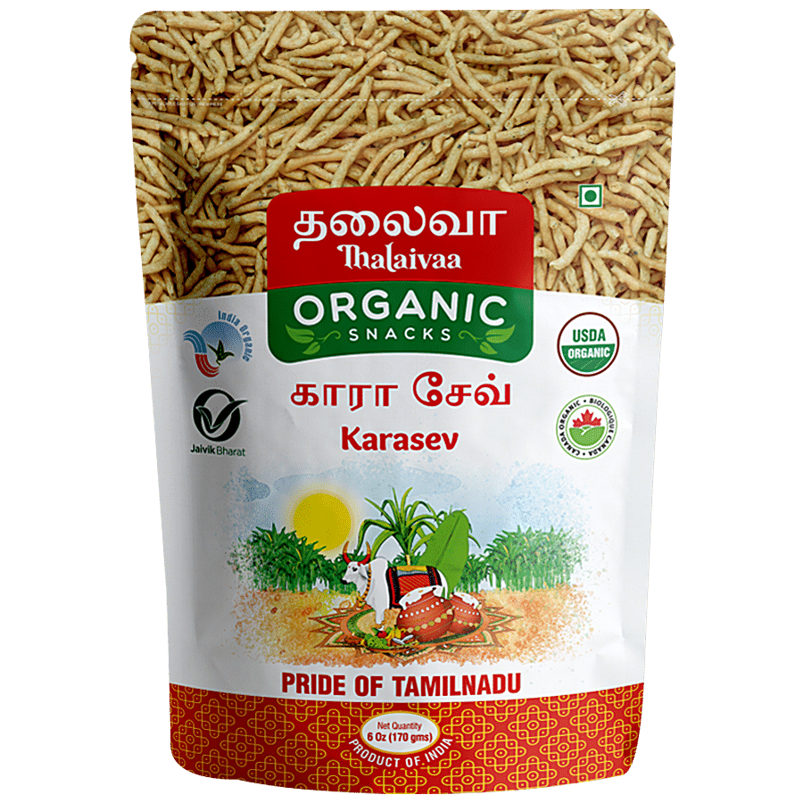 THALAIVAA ORGANIC SNACKS Karasev - No Preservatives