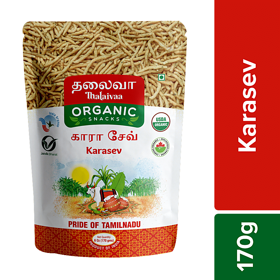 THALAIVAA ORGANIC SNACKS Karasev - No Preservatives