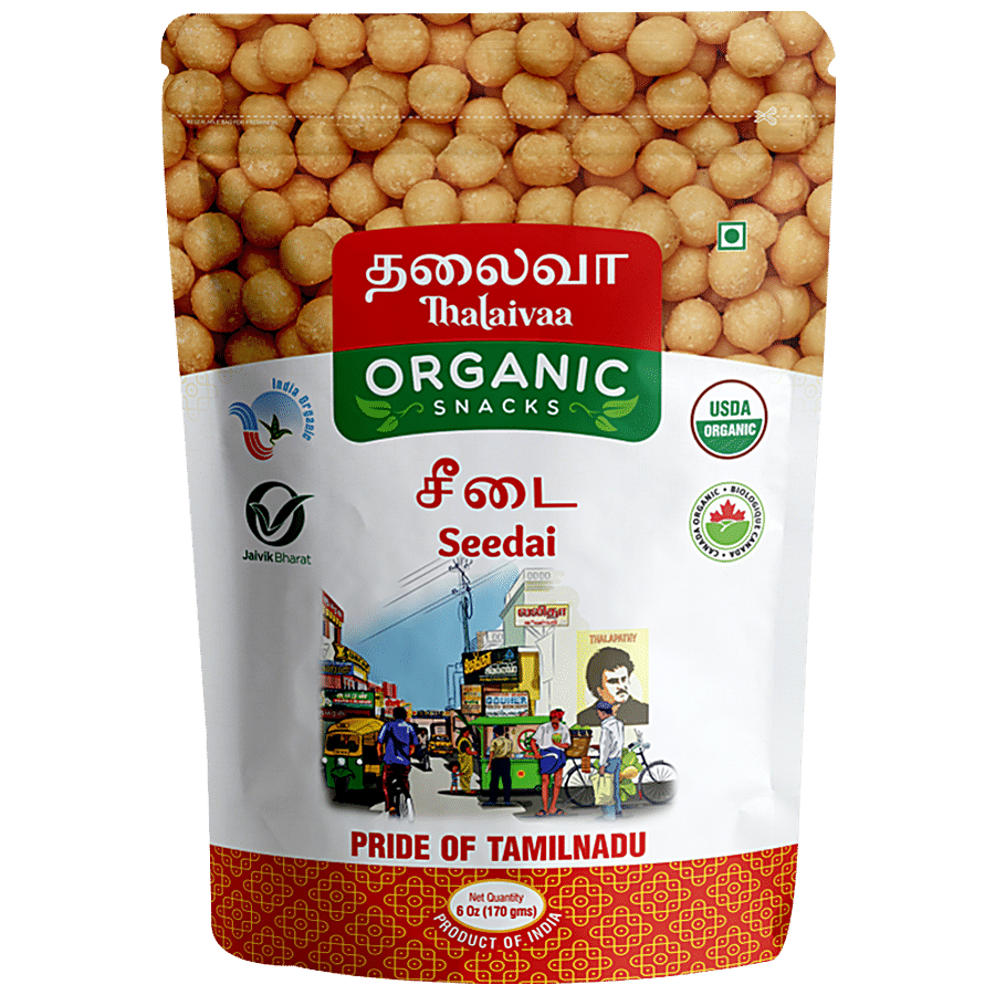 THALAIVAA ORGANIC SNACKS Seedai - No Preservatives