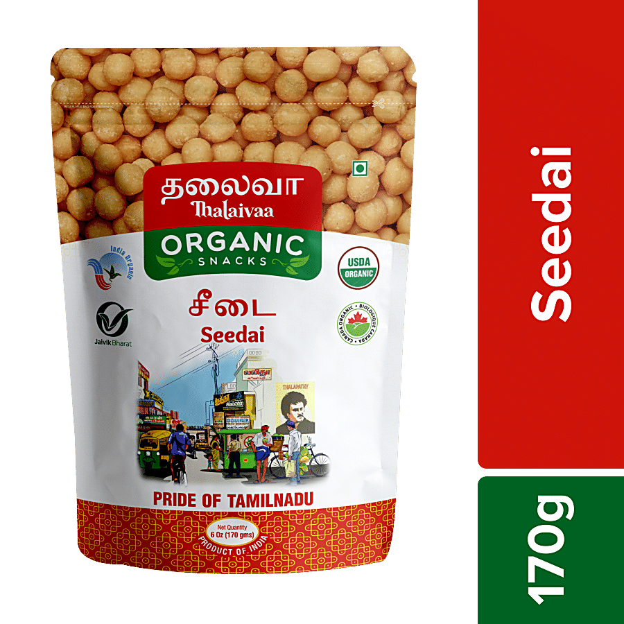 THALAIVAA ORGANIC SNACKS Seedai - No Preservatives