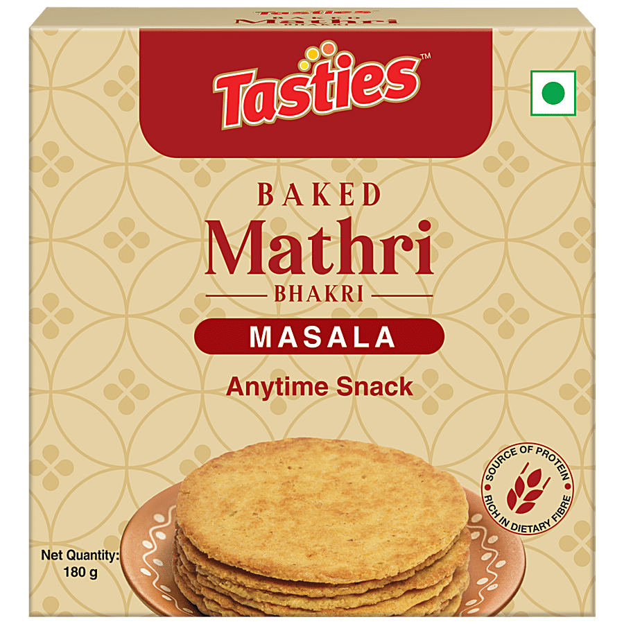 Tasties Bhakri Baked Mathri - Masala