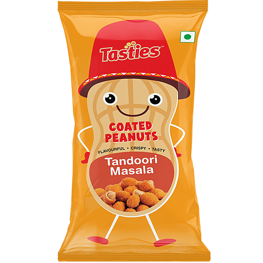 Tasties Coated Peanuts - Tandoori Masala + Pudina Patakha + Thai Spice